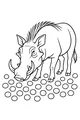 Warthog Snuffles by the Spotted Ground