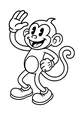 Sunny Day Monkey Waves Hello