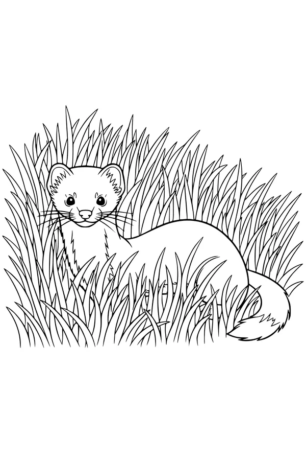 Whiskers in the Tall Green Grass