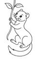 Willow the Weasel Swings in the Breeze