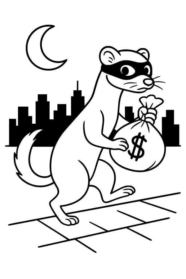 Midnight Weasel and the City Heist