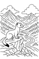 Weasel Watches the Winding River Valley