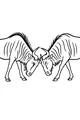 Wildebeest Horn Bump