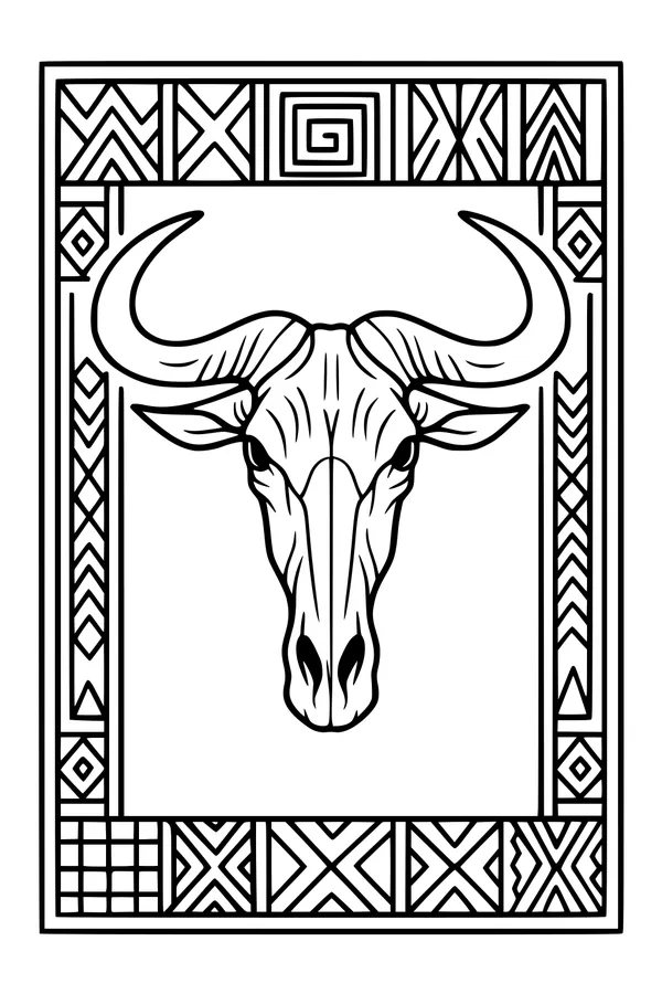 Savanna Horns Portrait