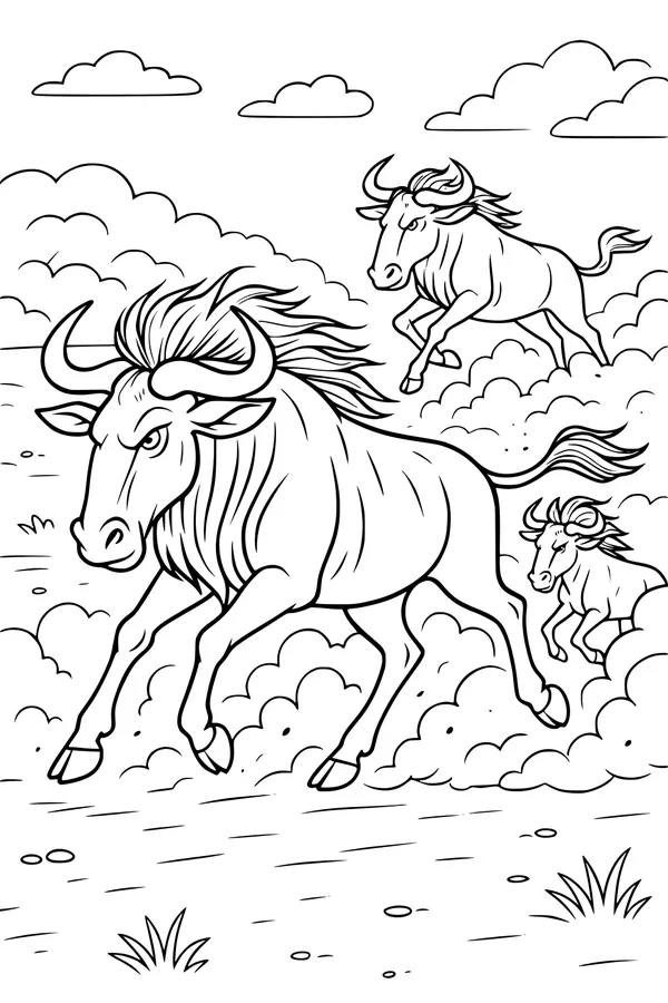 Thunder Hooves in the Tall Grass