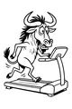 Gym Day for a Wildebeest