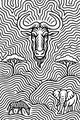 Wildebeest in the Wavy Savannah