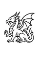 Winged Dragon Ready to Roar