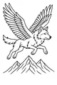 Sky Runner, the Winged Wolf