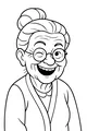 Grandma's Wink and Giggle Portrait