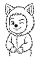 Winking Little Werewolf Buddy