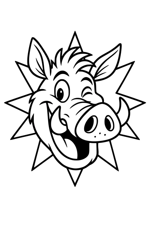 Sunny Warthog’s Big Cheeky Grin
