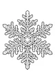 Winter Crystal Snowflake