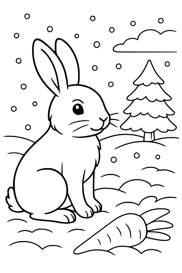Snowy Nibbles and Bunny Ears