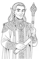 The Wise Elf with the Scroll