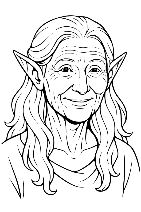 Grandma Elf's Gentle Smile