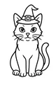Midnight Mischief Witchy Cat