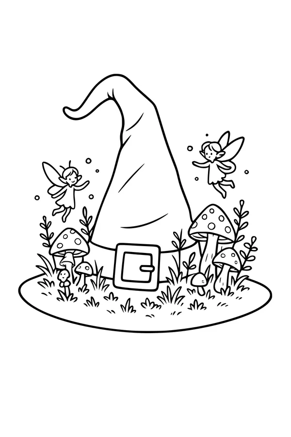 Fairies Guard the Witch Hat