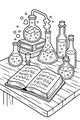 Bubbling Potions and Secret Spell Book