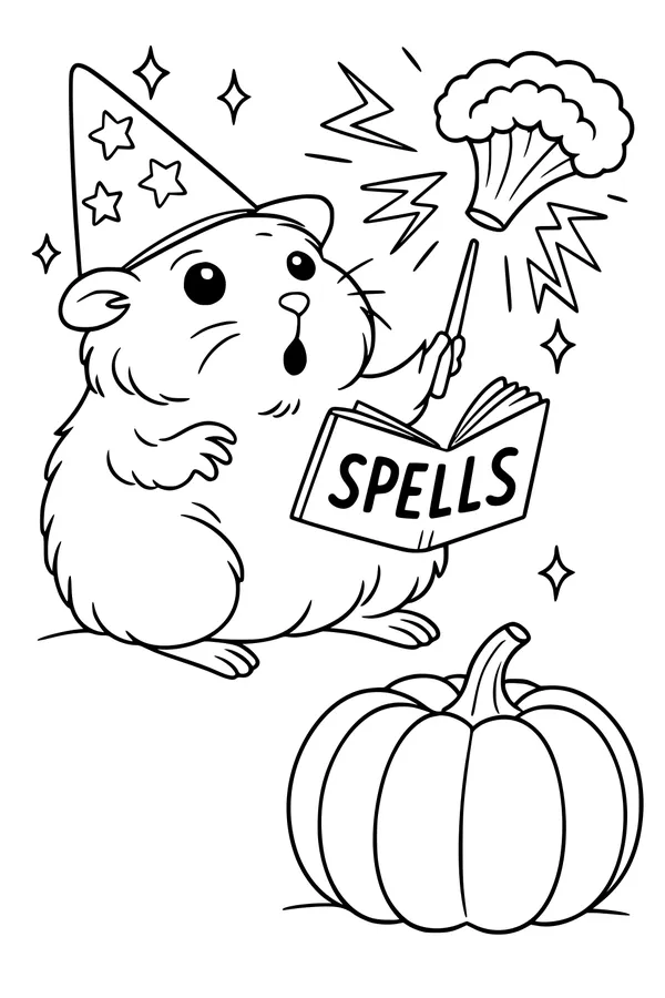 The Wizard Hamster’s Pumpkin Spell Surprise