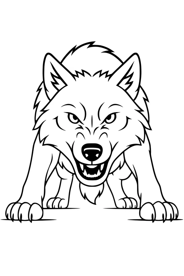 Big Paws, Brave Wolf