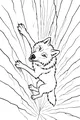 Brave Wolf on the Windy Cliff