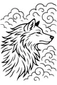 Wolf of the Swirly Clouds
