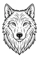 Steady Gaze Wolf Portrait