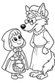 Red Hood Meets the Sneaky Wolf