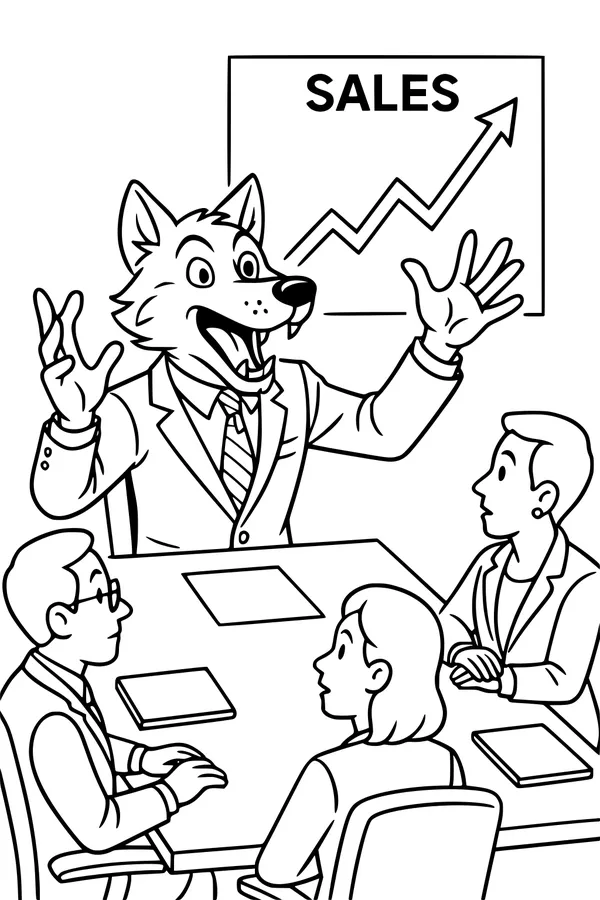 Wolf Leads the Big Meeting