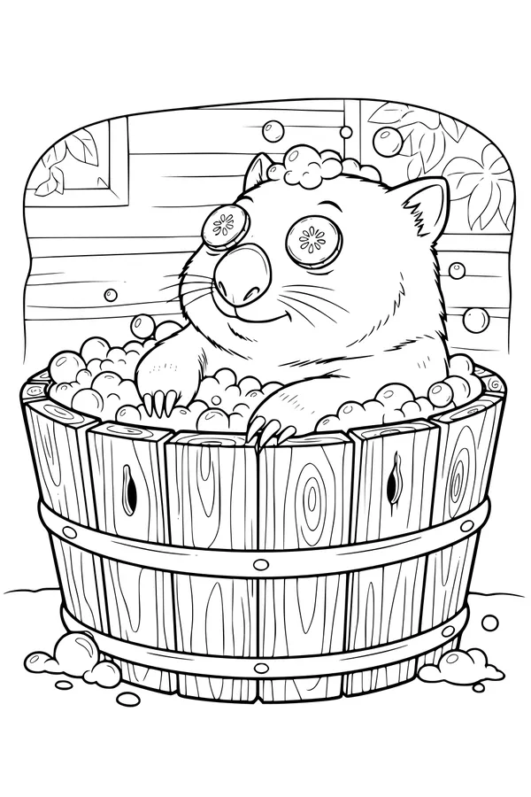 Wombat Spa Day in a Barrel