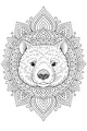 Wombat in a Leafy Crown