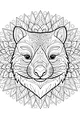 Wombat With Leafy Crown