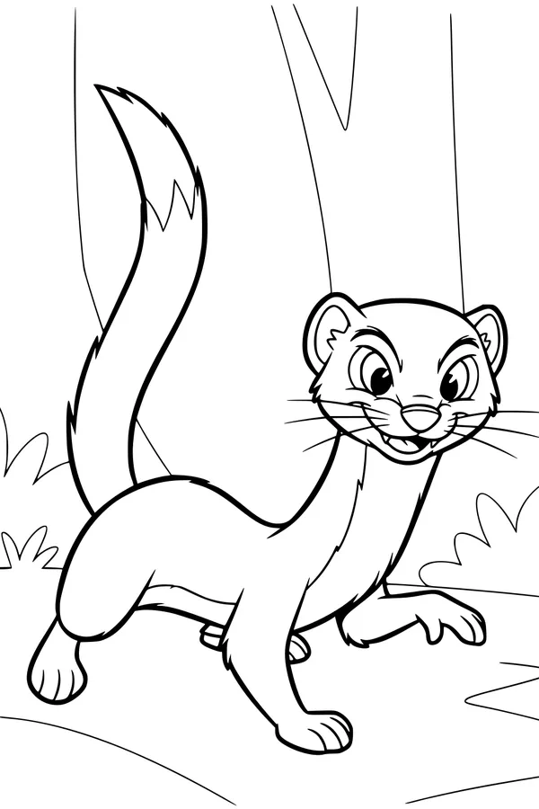 Whiskers in the Woodland Path