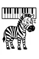 Zigzag Zebra Meets the Piano