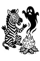 Zany Zebra and Campfire Spook