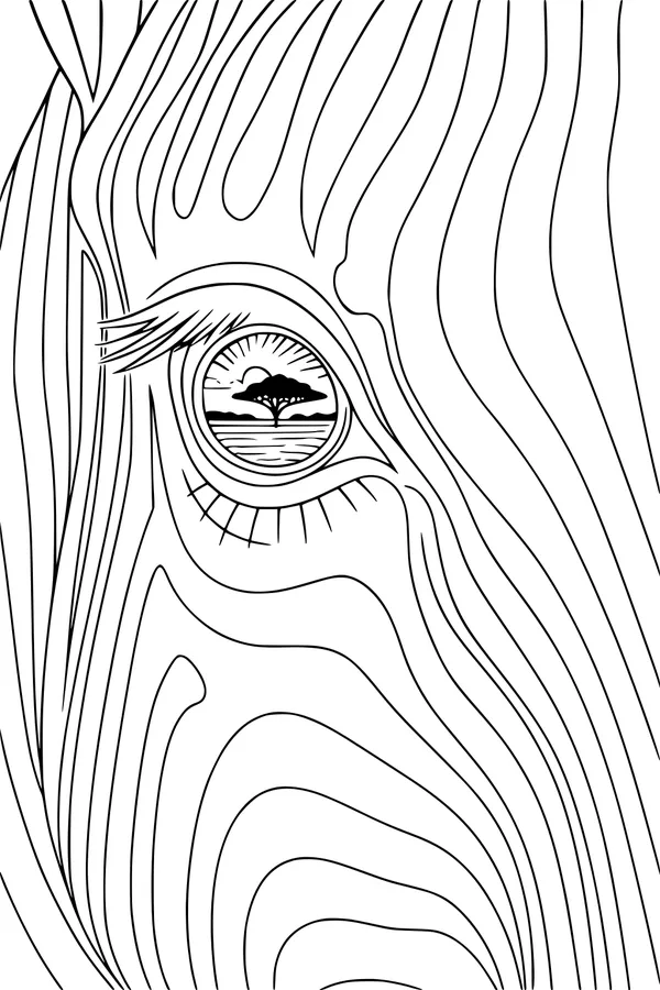 Zebra's Secret Safari Eye