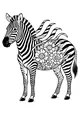 Zebra With a Flowery Belly
