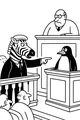 Zebra Lawyer and the Penguin Witness
