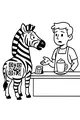 Zebra Checkout at the Cafe