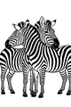 Stripe Buddies Nose to Nose