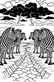 Zebras Before the Storm