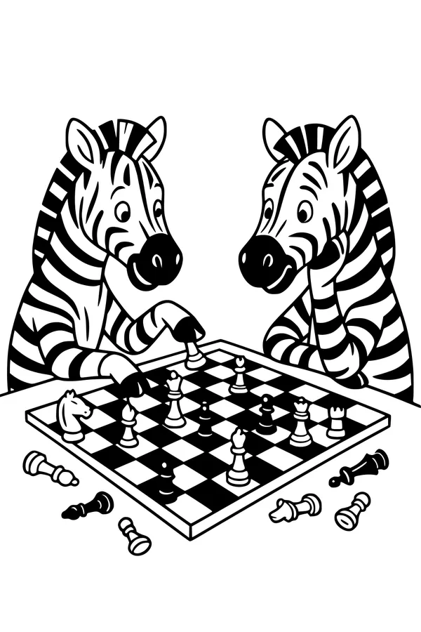 Stripey Chess Match