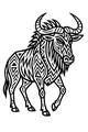 Wildebeest of the Zigzag Plains