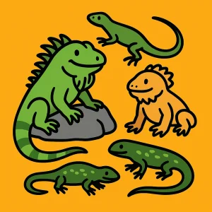 Iguana & Lizard